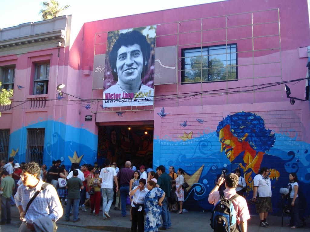 סנטיאגו Hostal Barrio Brasil מראה חיצוני תמונה
